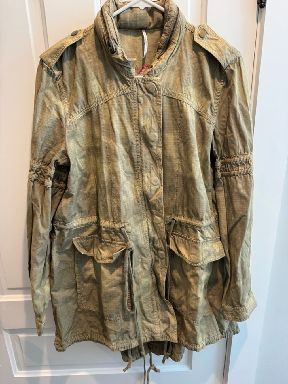 Free People Olive Utility Anorak Jacket